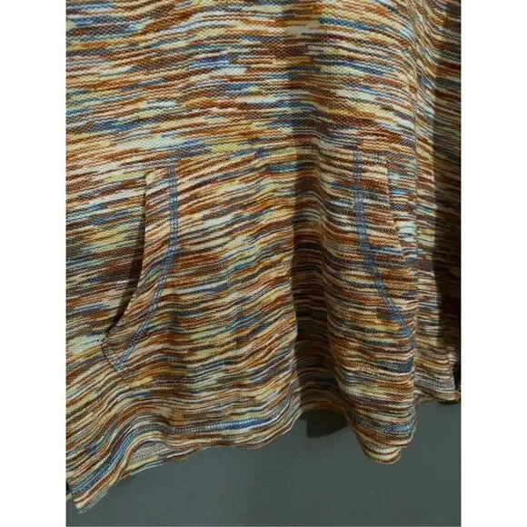 Soleillee Multicolored Pullover Hoooded Sweater Size 2X NWOT - Picture 4 of 6